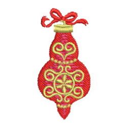 Mini Christmas Ornaments 06 machine embroidery designs