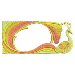 Heirloom Yellow Peacock 06(Md) machine embroidery designs