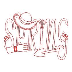 Redwork Spring 03(Sm) machine embroidery designs