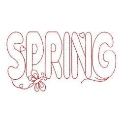 Redwork Spring 04(Sm) machine embroidery designs