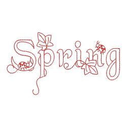 Redwork Spring 05(Md) machine embroidery designs