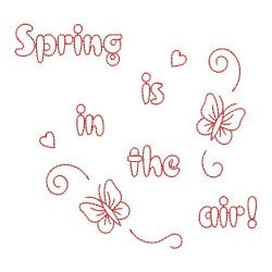 Redwork Spring 07(Sm) machine embroidery designs