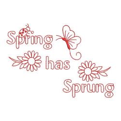 Redwork Spring 09(Lg) machine embroidery designs