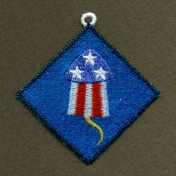 FSL Mini Patriotic Ornaments 09 machine embroidery designs