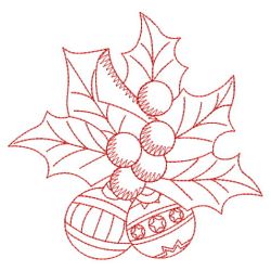Redwork Merry Christmas 03(Lg) machine embroidery designs