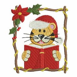 Christmas Little Tiger machine embroidery designs