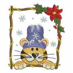 Christmas Little Tiger 10 machine embroidery designs