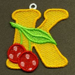 Fruits and Vegetables ABC 11 machine embroidery designs