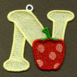 Fruits and Vegetables ABC 14 machine embroidery designs