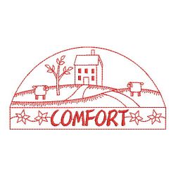 Redwork Sweet Home 07(Lg) machine embroidery designs