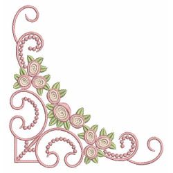 Heirloom Rose 02(Md) machine embroidery designs