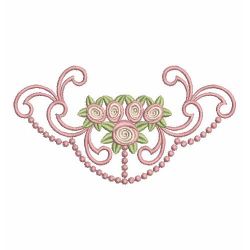 Heirloom Rose 04(Md) machine embroidery designs