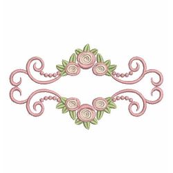 Heirloom Rose 08(Sm) machine embroidery designs