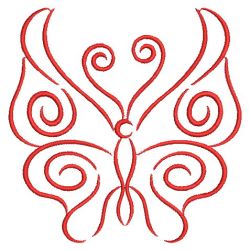 Redwork Simple Butterflies 03(Md) machine embroidery designs