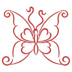 Redwork Simple Butterflies 08(Md)