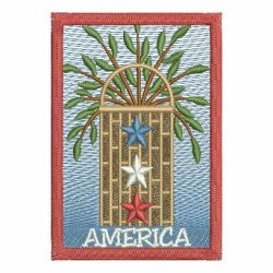 Americana Folk Art 04 machine embroidery designs