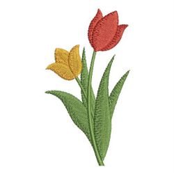 Colorful Tulips 3 machine embroidery designs