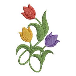 Colorful Tulips 3 02 machine embroidery designs