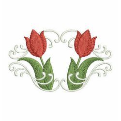 Colorful Tulips 3 05 machine embroidery designs