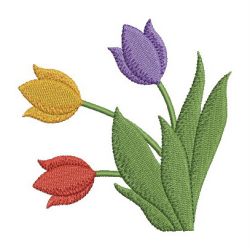 Colorful Tulips 3 09 machine embroidery designs