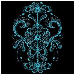 Heirloom Coil Flowers 03(Lg) machine embroidery designs