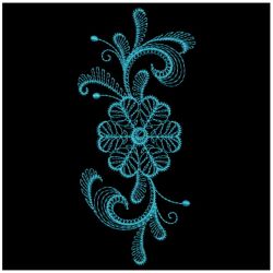 Heirloom Coil Flowers 04(Lg) machine embroidery designs