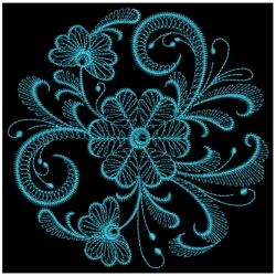 Heirloom Coil Flowers 07(Sm) machine embroidery designs