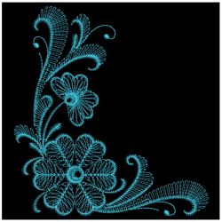 Heirloom Coil Flowers 08(Lg) machine embroidery designs