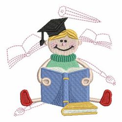 School Boy and Girl 08 machine embroidery designs