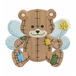 Patchwork Angel Bears 03 machine embroidery designs