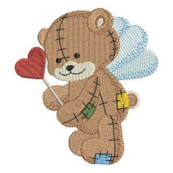 Patchwork Angel Bears 04 machine embroidery designs