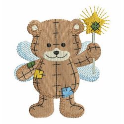 Patchwork Angel Bears 05 machine embroidery designs