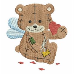 Patchwork Angel Bears 09 machine embroidery designs