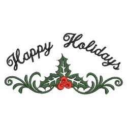 Happy Holiday 03 machine embroidery designs