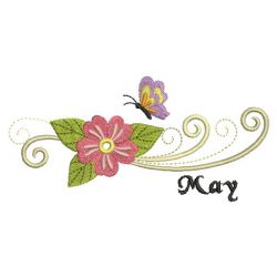Months of the Year Borders 05(Md) machine embroidery designs