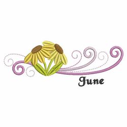 Months of the Year Borders 06(Md) machine embroidery designs