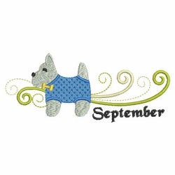 Months of the Year Borders 09(Lg) machine embroidery designs