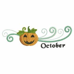 Months of the Year Borders 10(Md) machine embroidery designs