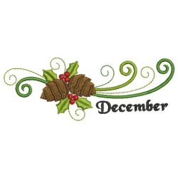 Months of the Year Borders 12(Lg) machine embroidery designs