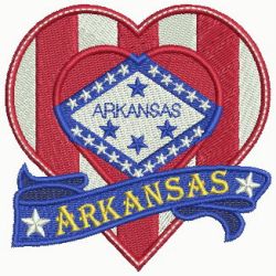 Patriotic US States Heart 1 04 machine embroidery designs