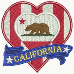 Patriotic US States Heart 1 05 machine embroidery designs