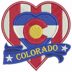 Patriotic US States Heart 1 06 machine embroidery designs