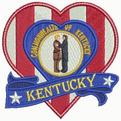 Patriotic US States Heart 2 07 machine embroidery designs