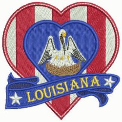 Patriotic US States Heart 2 08 machine embroidery designs