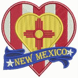 Patriotic US States Heart 4 02