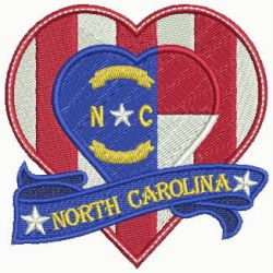 Patriotic US States Heart 4 03