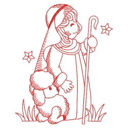 Redwork Cute Nativity 08(Lg)