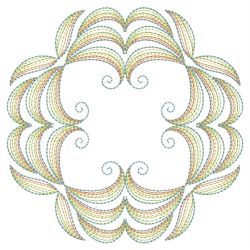 Colorful Rippled Quilts 05(Sm) machine embroidery designs