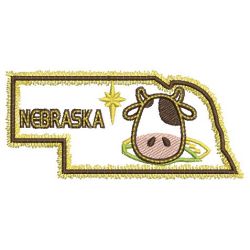 Neon US States 3 07 machine embroidery designs