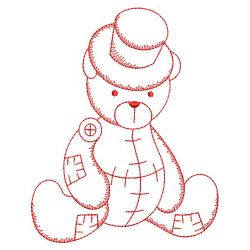 Redwork Patchwork Christmas 05(Sm) machine embroidery designs